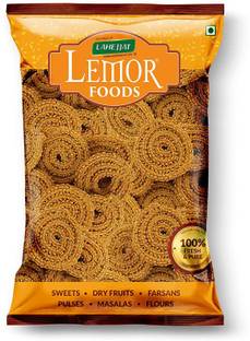 Lemor Bhajni Chakli (500 g, 2 Packs of 250g) | Namkeen Snacks for Foodie Indians