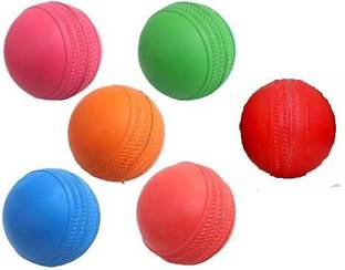 डड स्पोर्ट्स Cricket Rubber Ball set of 6 क्रिकेट रबर बॉल