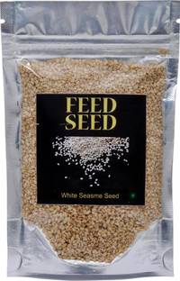 FeedSeed Natural White Sesame Seeds 250gms,,Safed Til, Sada Til , Gingelly Seed use for improve immunity, weight reduce Sesame Seeds