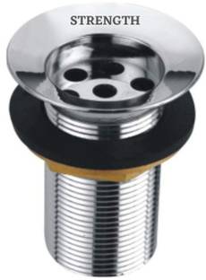Strength Stainless Steel Full Thread Waste Coupling For Wash Basin ( PREMIUM QUALITY) - 1 PACK OF WASTE COUPLING Health  Faucet