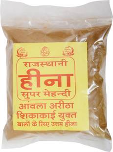 RAJASTHANI HEENA SUPER MEHANDI NATURAL HERBAL AYUERVEDIC ORGANIC HEENA 1 KG , BROWN
