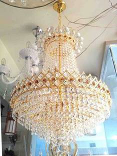 Shri Mahal Antiques As four K/9 Super fine LED Crystal Chandelier 6 Light Chandelier Ceiling Lamp