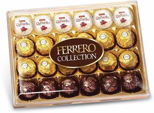 FERRERO ROCHER Collection - Assorted Chocolates - 24 Pieces Truffles