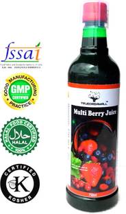 TRUEDREAMALL 100% Natural Multi Berry Juice- No Added Sugar, Rich in Anti-oxidants & Vitamins