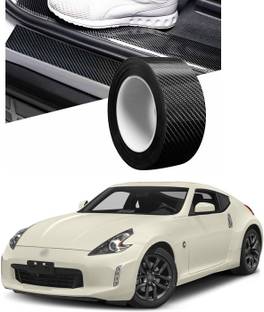 PRTEK Bumper Protector Car Door Edge Guard 5D Wrap Film Strip Door Guard/Front and Rear Bumper/Door Sill Protector (2In x 5metre, Carbon Fiber) N179 5 m Filament Tape