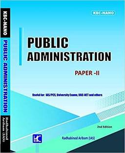 Public Administration Paper -II By Radhabinod Aribam (IAS )-KBC- NANO - 2nd Edition (English Medium)