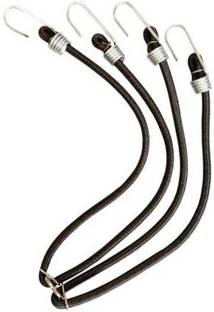 MyBikeZ Luggage Double Elastic Bike Scooty Bungee Cord Utility Rope Black