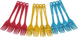 FAAS Disposable Plastic Baby Fork, Dessert Fork, Salad Fork, Fruit Fork