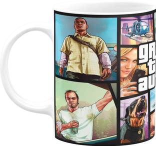 Eagletail India Grand Theft Auto 5 #291 | Perfect Gifts for GTA 5 fans | Unique Ceramic Coffee Mug