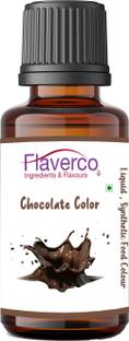 flaverco Chocolate liquid food colour for baking, sweets, Ice cream & more..!! Brown