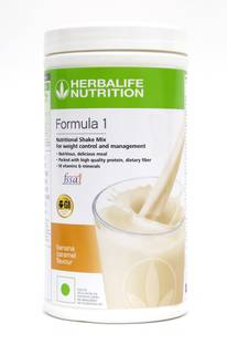 Herbalife Nutrition Formula 1 Nutrition Protein Shake - Banana Caramel Flavor For Weight Loss Plant-Based Protein