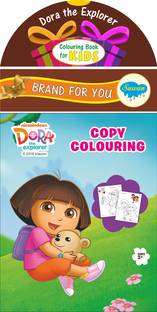 Dora The Explorer Copy Colouring | Colouring Books By Sawan