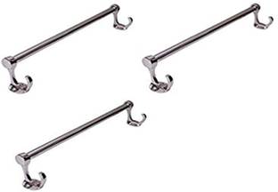 Sun Shield Stainless steel Towel Rod for Bathroom (24-inch, Silver) - Set of 3 24 inch 3 Bar Towel Rod