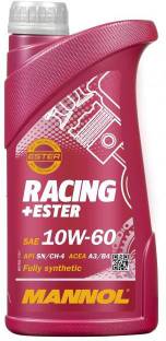 MANNOL Racing+Ester SAE 10W-60 Fully Synthetic Engine Oil API SN/SM/CF ACEA A3/B3/B4 7902-1 Full-Synthetic Engine Oil