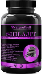 Naturewell SHILAJIT Testosterone booster capsules for Stamina Power(Purple) (Natural)