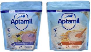 Aptamil Combo (Pack of 2) - Multigrain Cereal + Multigrain & Berry Cereal Cereal