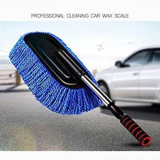 CP ICONIC Microfiber Car Cleaning Brush Ideal as Mop Duster, Washing Brush , Dust Cleaner Car Wash Brush with Handle Vehicle Interior Cleaner