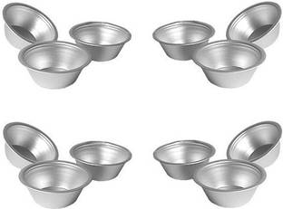 Rinkle Trendz Aluminium Cupcake/Muffin Mould 12 Cup Cake Moulds