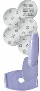 Firstwiz Salon Express Nail Art Stamping Kit (Multicolour)