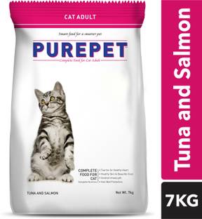 purepet Tuna and Salmon 7 kg Dry Adult Cat Food