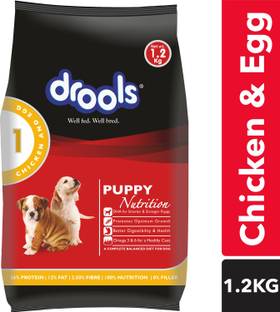 Drools Puppy Egg, Chicken 1.2 kg Dry Young Dog Food