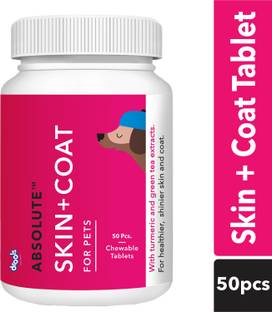 Drools Skin and Coat Tablet - 50 Pieces Pet Health Supplements
