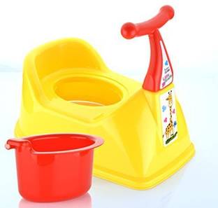 Nabhya Toilet Trainer Baby Potty Seat 1234 Scooter Designed With Removable Bowl & Closing Lid Potty Seat Potty Seat