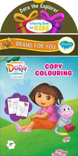 Dora Copy To Colour The Explorer Copy Colouring | Colouring Books
