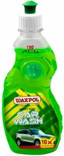 waxpol Heavy Duty Car Wash 10X (Super Concentrate) 300 ML (For Snow Foam, Foam & Bucket Wash) Car Washing Liquid