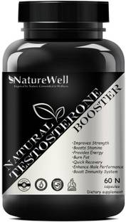 Naturewell Testosterone Booster, Capsule, health, ayurvedic, supplement (Silver)