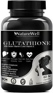 Naturewell Glutathione Skin Lightening with Vitamin E & C (Silver) (Natural)