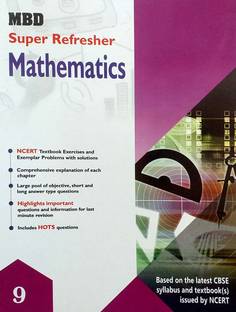MBD Super Refresher Class 9 Mathematics Guide Based On CBSE / NCERT Syllabus