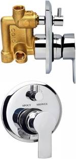 Parryware Crust 3 inlet concealed diverter body with diverter upper trim Faucet Set