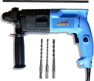 PANTHER Reversible Rotary Hammer Drill machine SDS Plus with 3 Hammers Bits Rotary Hammer Drill