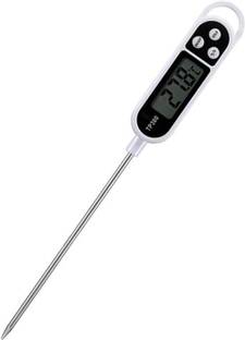S.B.ANJALI Stainless Steel Kitchen Temperature Test Pen White (Kitchen Tools)(Temperature) Thermometer with Fork Kitchen Thermometer