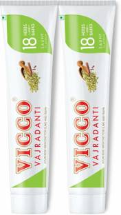 VICCO Vajradanti Paste Saunf Flavour (2Pc x 160Gm) Toothpaste