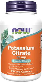 Now Foods Potassium Citrate 99 mg Veg Capsules