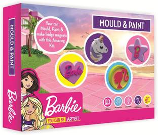 BARBIE Mould & Paint Kit Make your Fridge Magnet (1083)