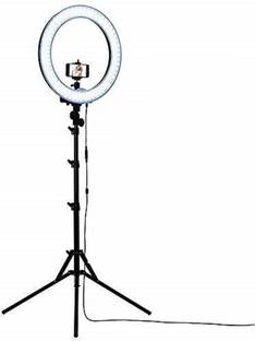 PULUZ Selfie Ring Light for Smartphone for Photo & Video at Tiktok, Musically and Other App with long 6.5 feet Stand Ring Flash Ring Flash