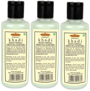 Premium Khadi Green Tea Aloevera Herbal Hair Conditioner