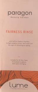 PARAGON Fairness Rinse Saffrone Face wash pH Balanced Face Wash