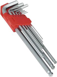 DUMDAAR 9 pcs long Allen Key Set