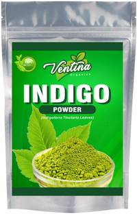 Ventina Organics Indigo Powder (Indigofera Tinctoria) For Hair Pure Neel Powder For Black Hair & Beard Dye/Color