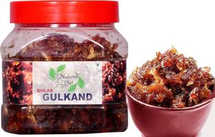 Natural Diet Natural Gulkand | with Kesar & Elaichi - Prepared Using Damask Rose & Rock Sugar | Natural Organic (500 gm) You are Being Served Mothers Love Mixed Gulkand