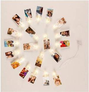 Toyvala 20 LEDs 3.07 m Yellow Steady Clip Rice Lights