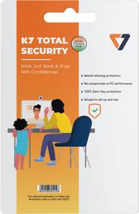 K7 Total Security 1 User 1 Year