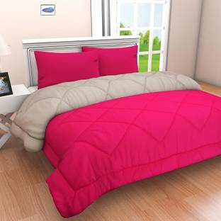 indicum Solid Double Comforter for  Heavy Winter