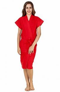 DDH Red Free Size Bath Robe