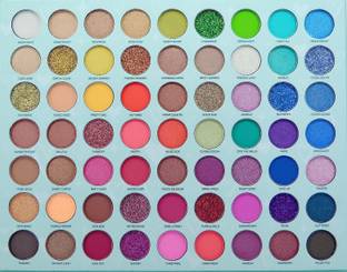 s.f.r color Hated With Love Pressed Pigment 63 MultiColor Palette ( Glitter,Shimmer,Matte) 69.5 g