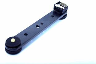 SHOPEE 6.3 inch Straight Camera Led Flash Bracket 3/8" & 1/4"-20 Screw Hot Shoe Mount for Video Lights, Microphone, Monitor and Camera Accessories Flash Shoe Adapter